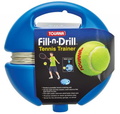 fill n drill portable tennis trainer